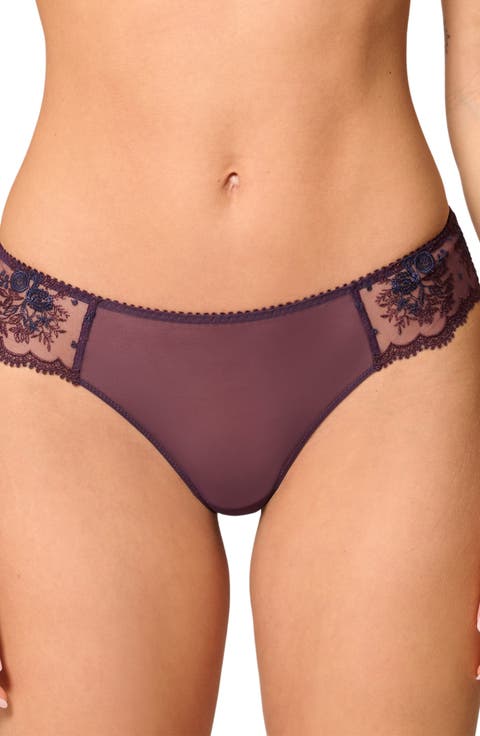 Intrigue Floral Embroidered Tanga