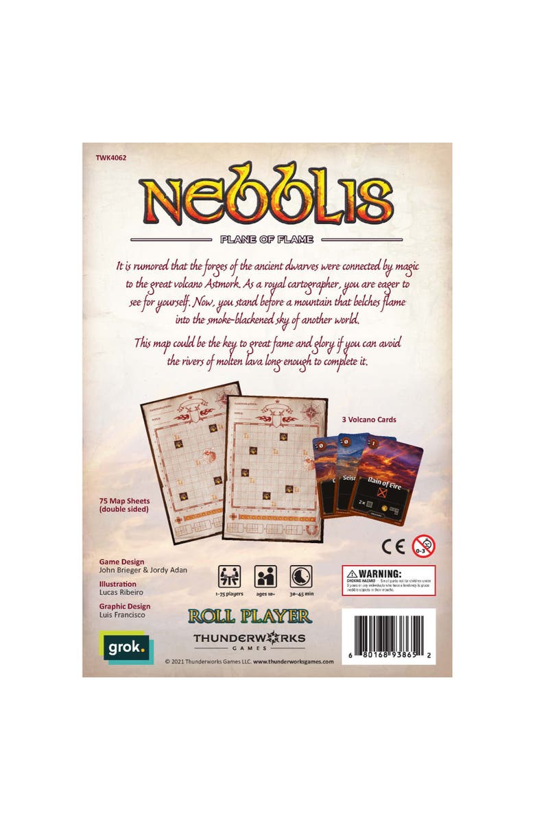 Thunderworks Cartographers Map Pack 1 Nebblis, Alternate, color, Multicolored