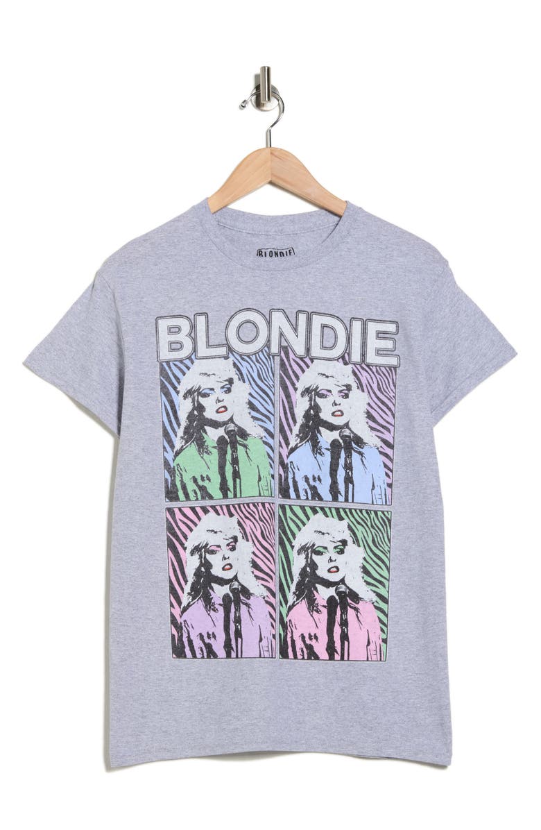 Philcos Zebra Pop Art Graphic T-Shirt, Alternate, color, Heather - Sport Grey