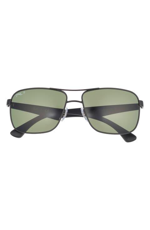 59mm Polarized Navigator Sunglasses
