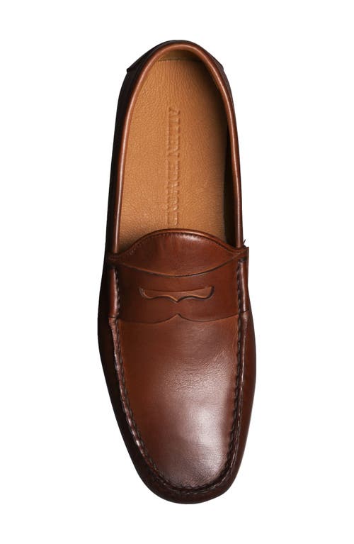Allen Edmonds Super Moc Toe Penny Loafer In Dark Chili