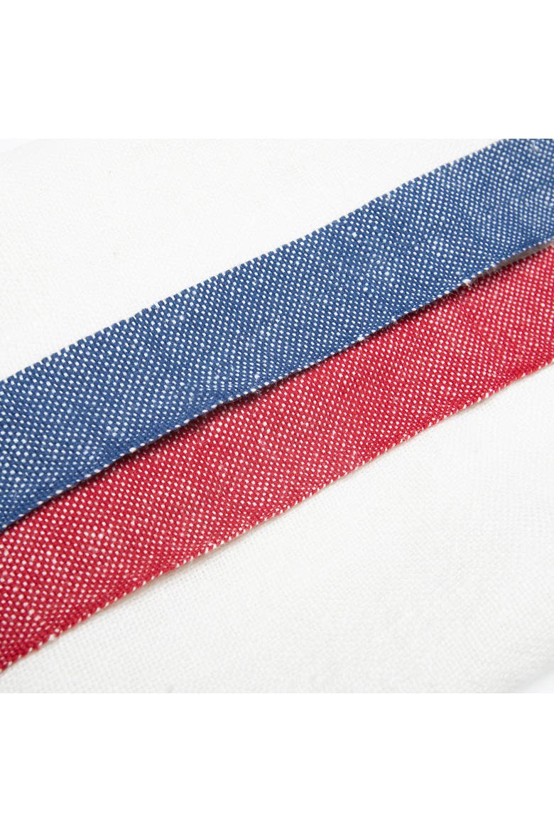 Paris White Tea Towels - Set of 2, Alternate, color, Blue, Red 20" x 30"