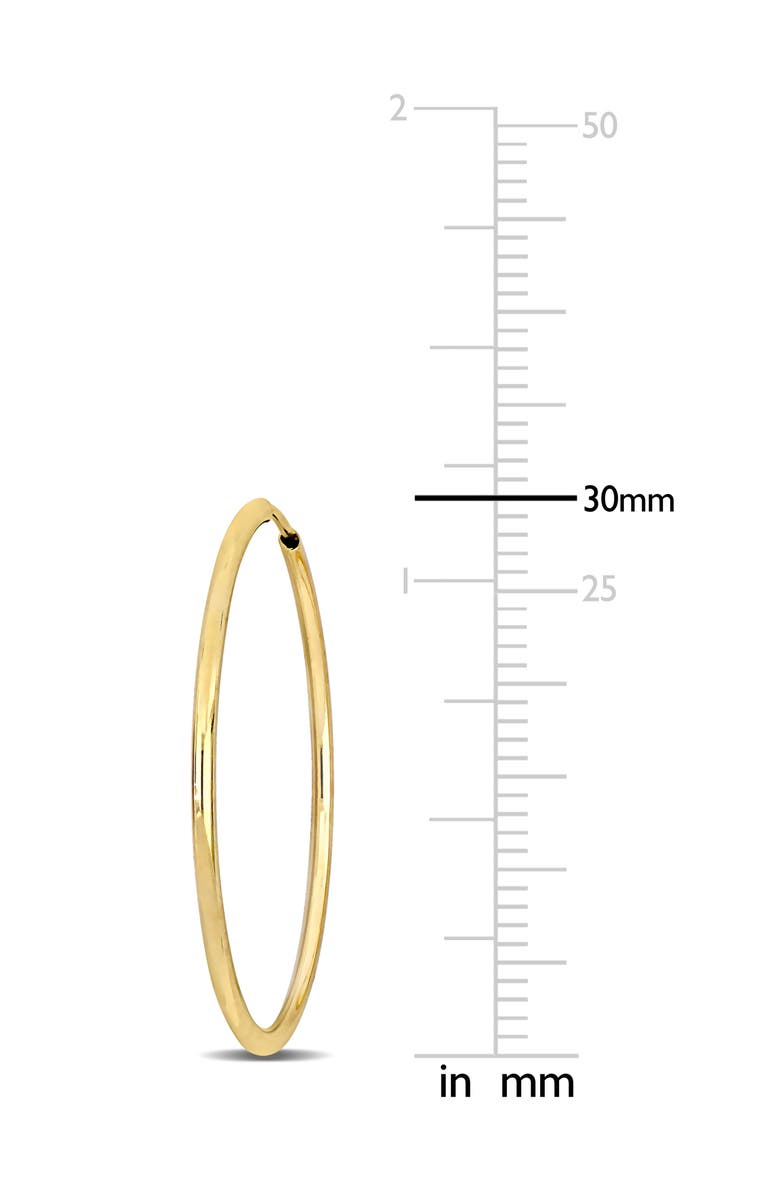 DELMAR 14K Gold Hoop Earrings, 30mm, Alternate, color, 