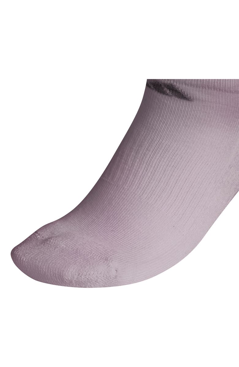 adidas Athletic Cushioned Ankle Socks, Alternate, color, Light Purple