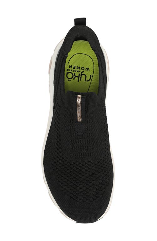 Ryka Rykä Devotion Max Slip-on Walking Sneaker In Black