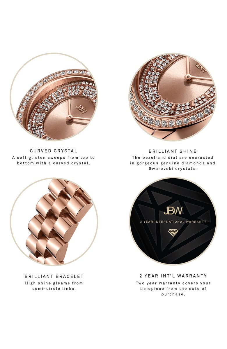 JBW Women's Bellini Diamond Bracelet Watch, 30mm - 0.12 ctw, Alternate, color, 