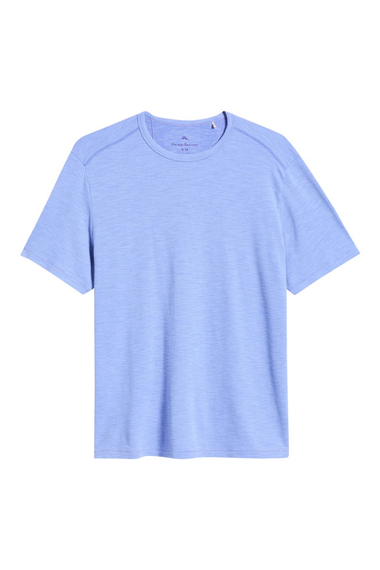 Sand Wave Slub Cotton Blend T-Shirt, Alternate, color, GRAPE POOLS