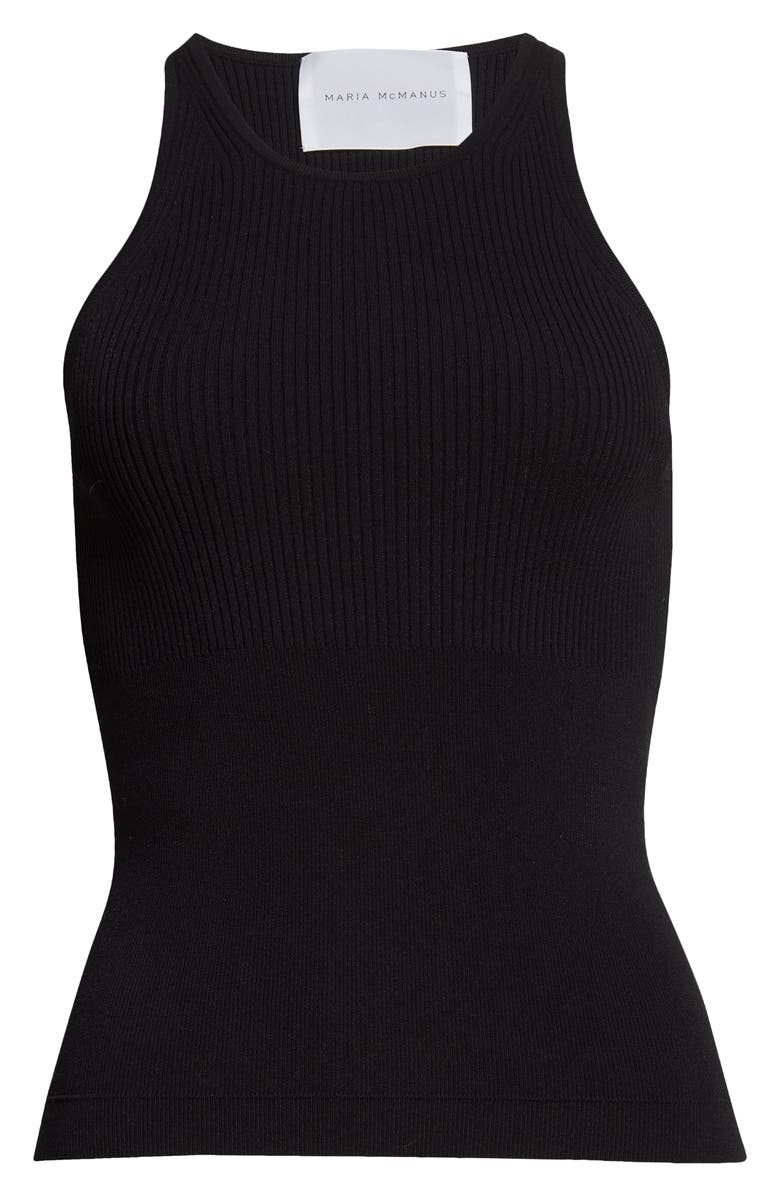 Maria McManus Mixed Rib Racerback Tank, Alternate, color, 