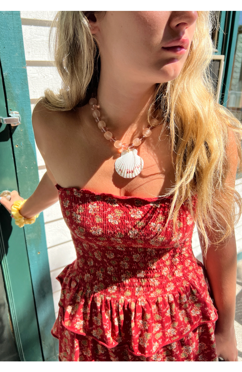 sccollection Blush Necklace, Alternate, color, Pink And White