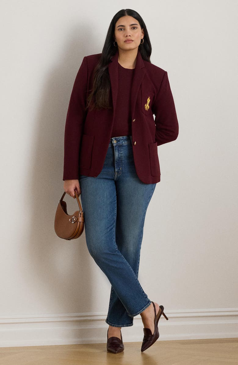 Lauren Ralph Lauren Straight Leg Ankle Jeans, Alternate, color, Harvest Wash