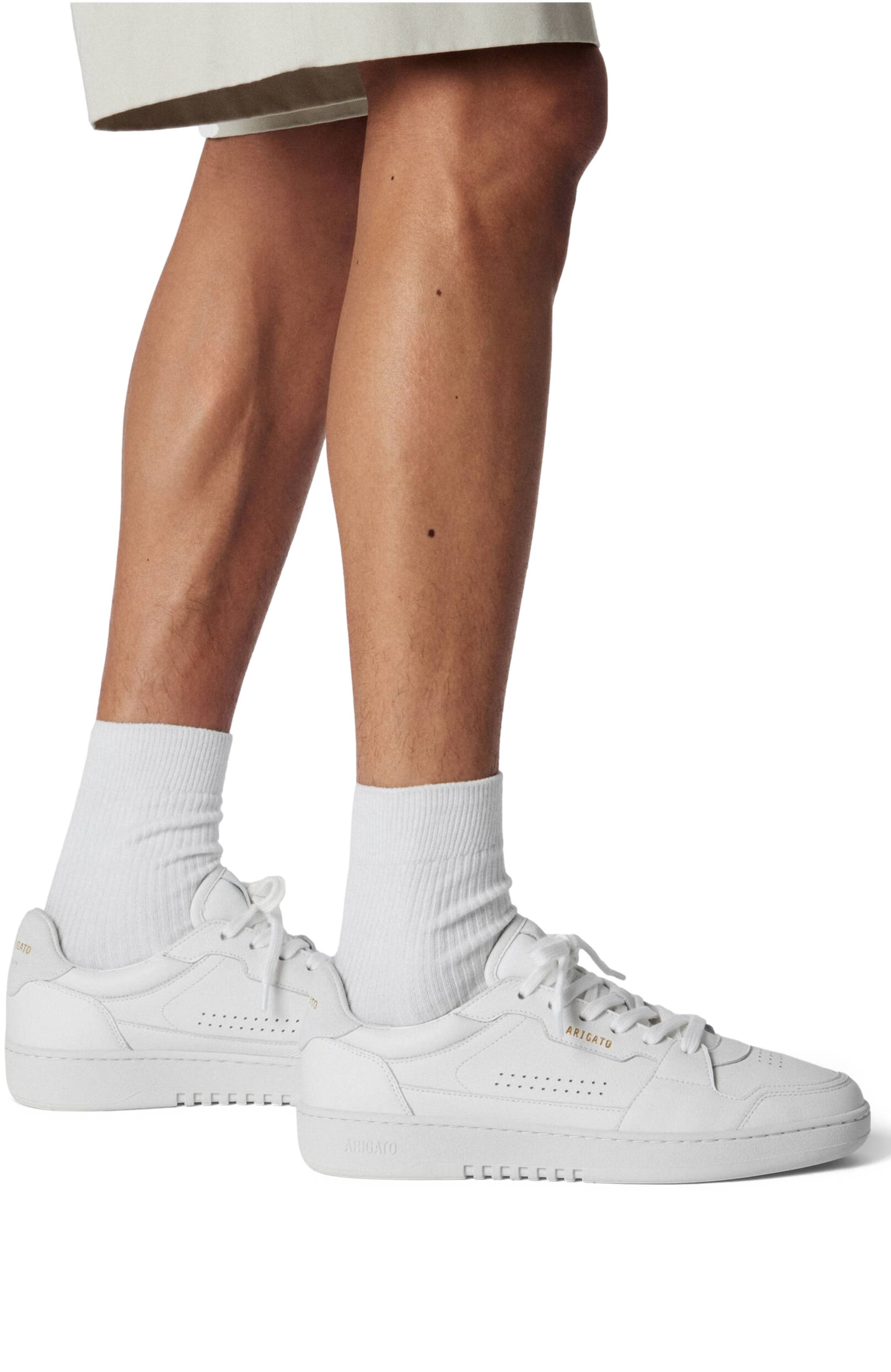Axel Arigato Dice Lo Full Leather Sneaker, Alternate, color, Off White/White