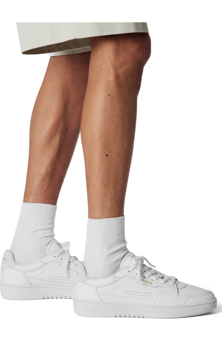 Axel Arigato Dice Lo Full Leather Sneaker, Alternate, color, Off White/White