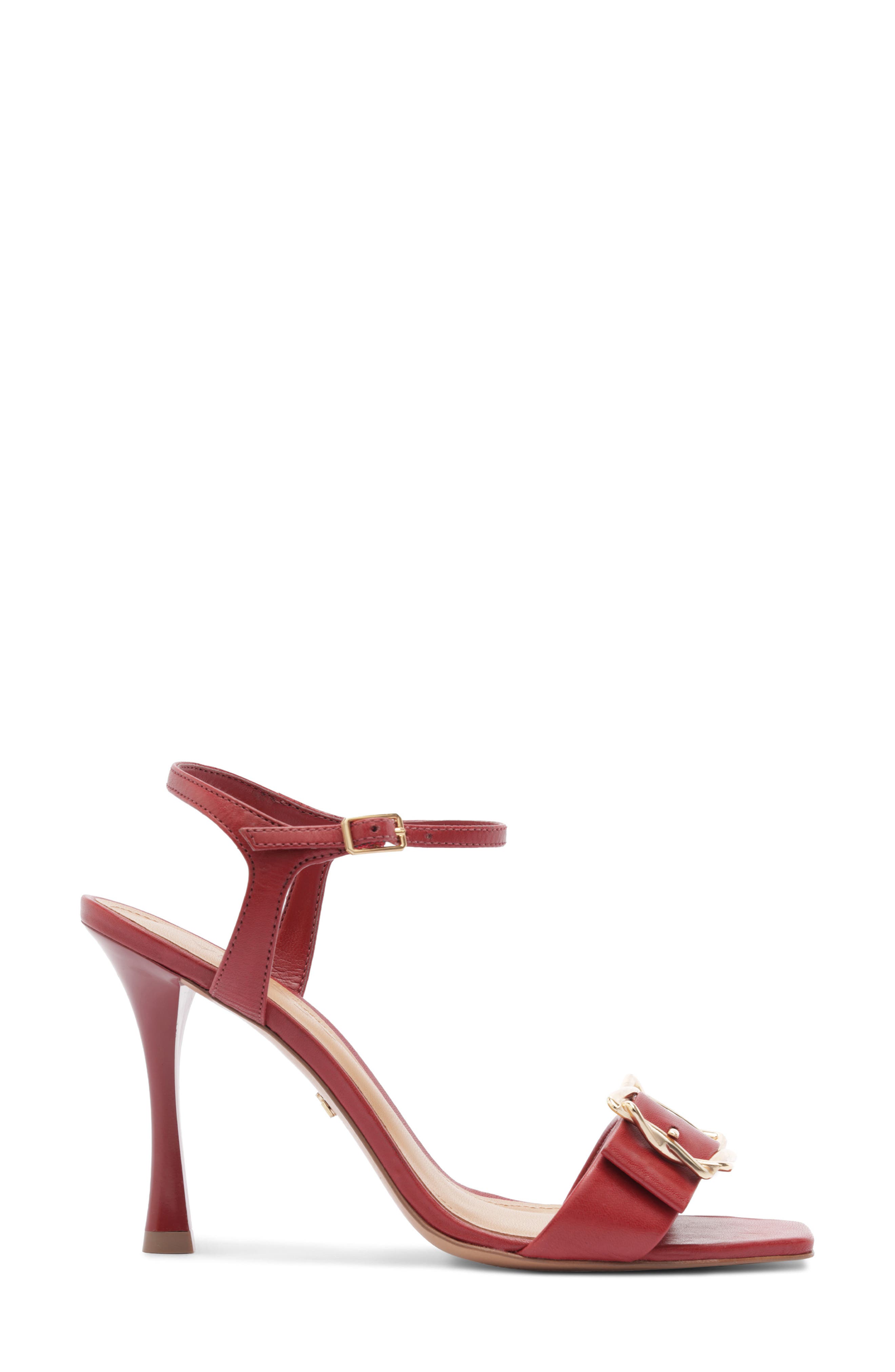 Florence Ankle Strap Stiletto Sandal, Alternate, color, PASSION RED