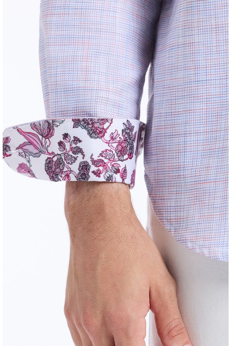 Edison Print Button-Up Shirt, Alternate, color, MULTI