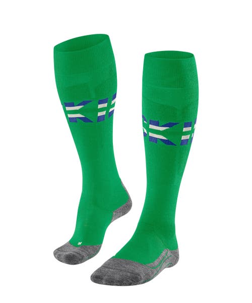 Falke Sk4 Advanced Ski Socks In Green