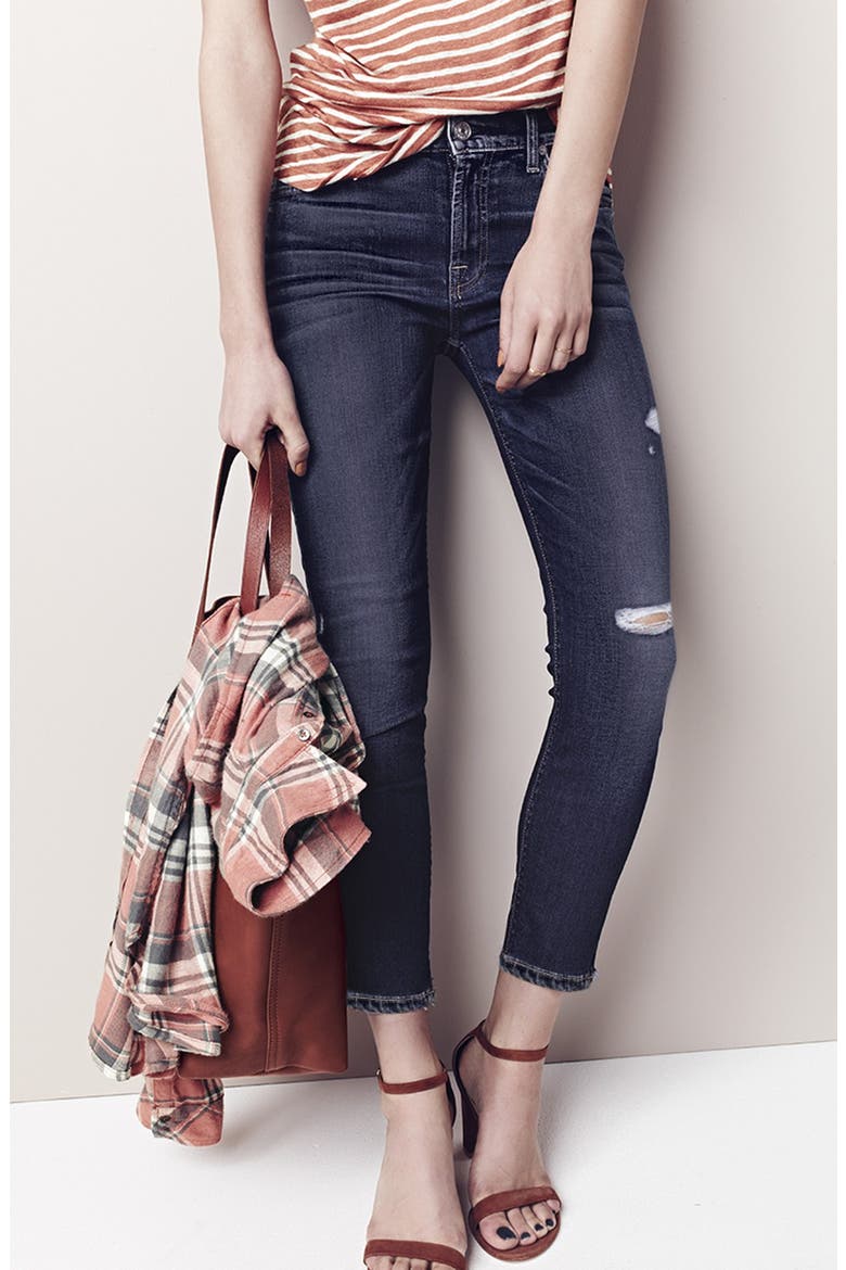 Denim 'Transcend - Verdugo' Ultra Skinny Jeans, Alternate, color, SILAS DESTRUCTED