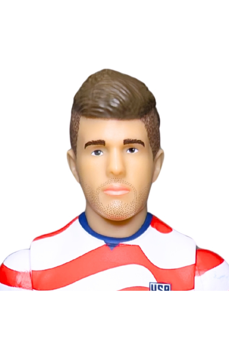 Banbo Toys Sockers 2026 USMNT Christian Pulisic Home Jersey 8" Soccer Action Figure, Alternate, color, Red