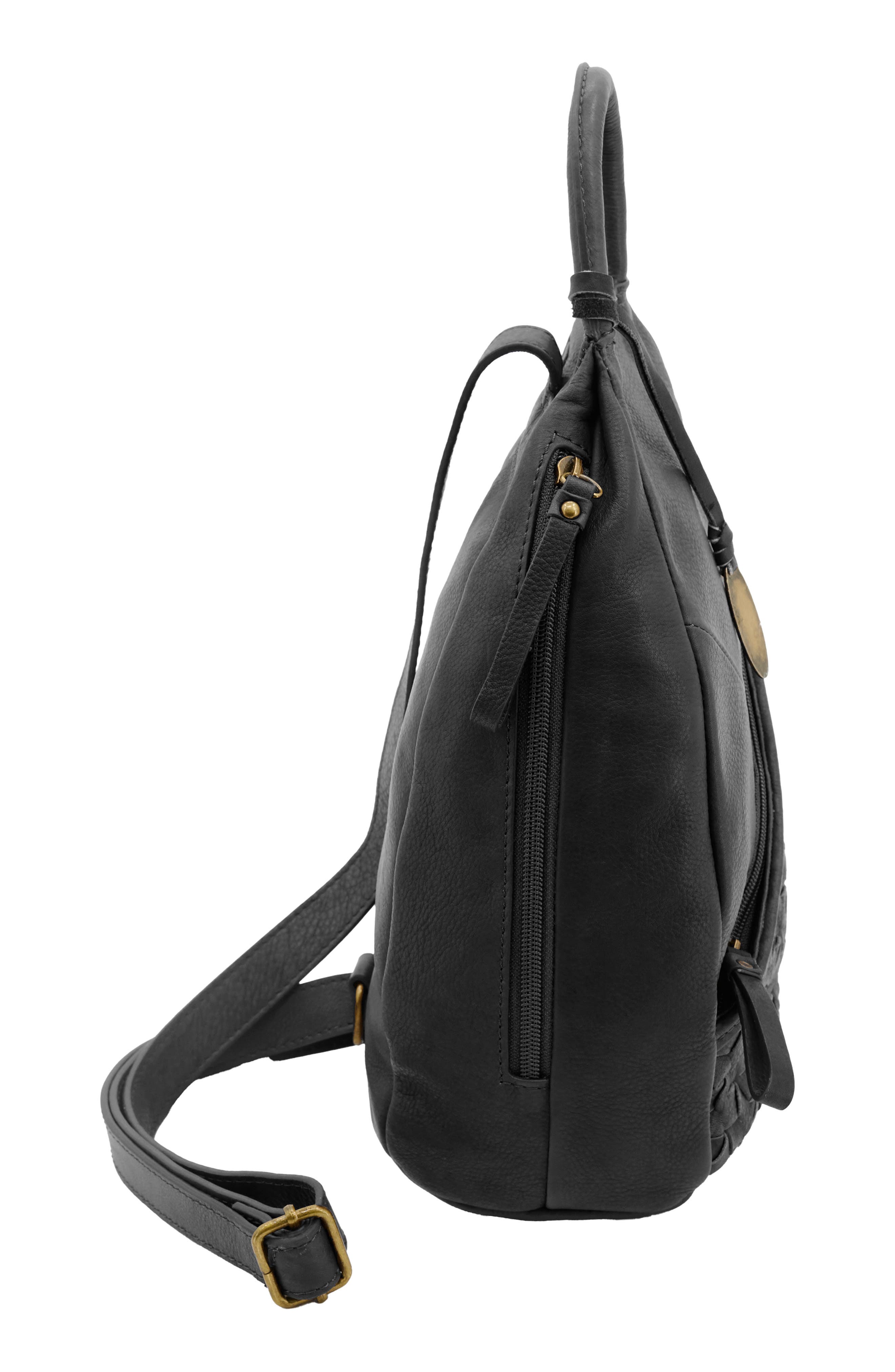 Børn Woven Leather Sling Bag, Alternate, color, 