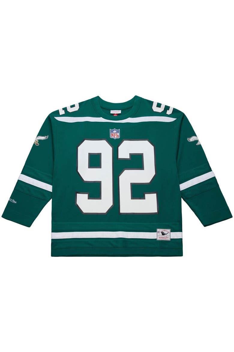 Men's Mitchell & Ness Reggie White Kelly Green Philadelphia Eagles Maxxed Out Fashion Hockey Jersey, Alternate, color, Kelly Green