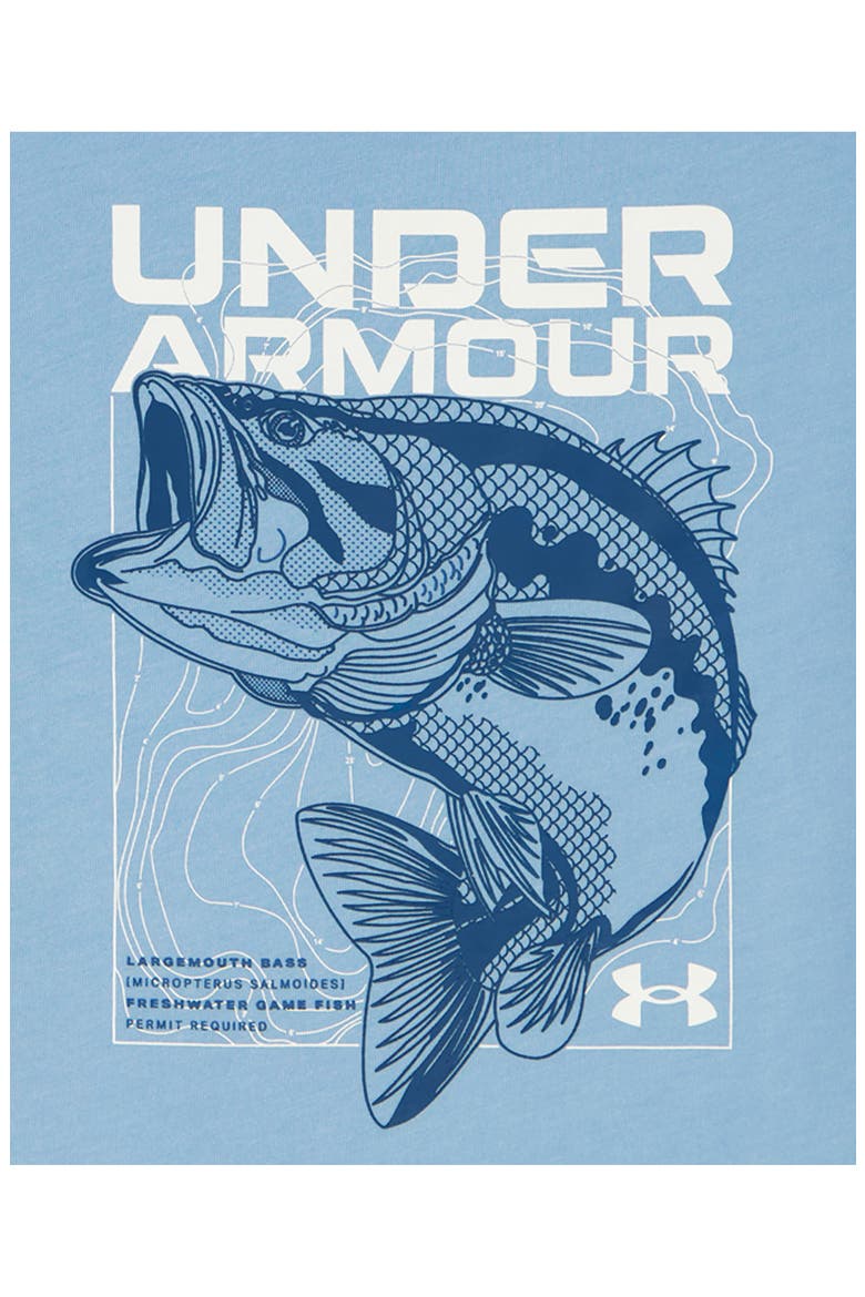 Intel Bass Graphic T-Shirt & Mesh Shorts Set, Alternate, color, HORIZON BLUE