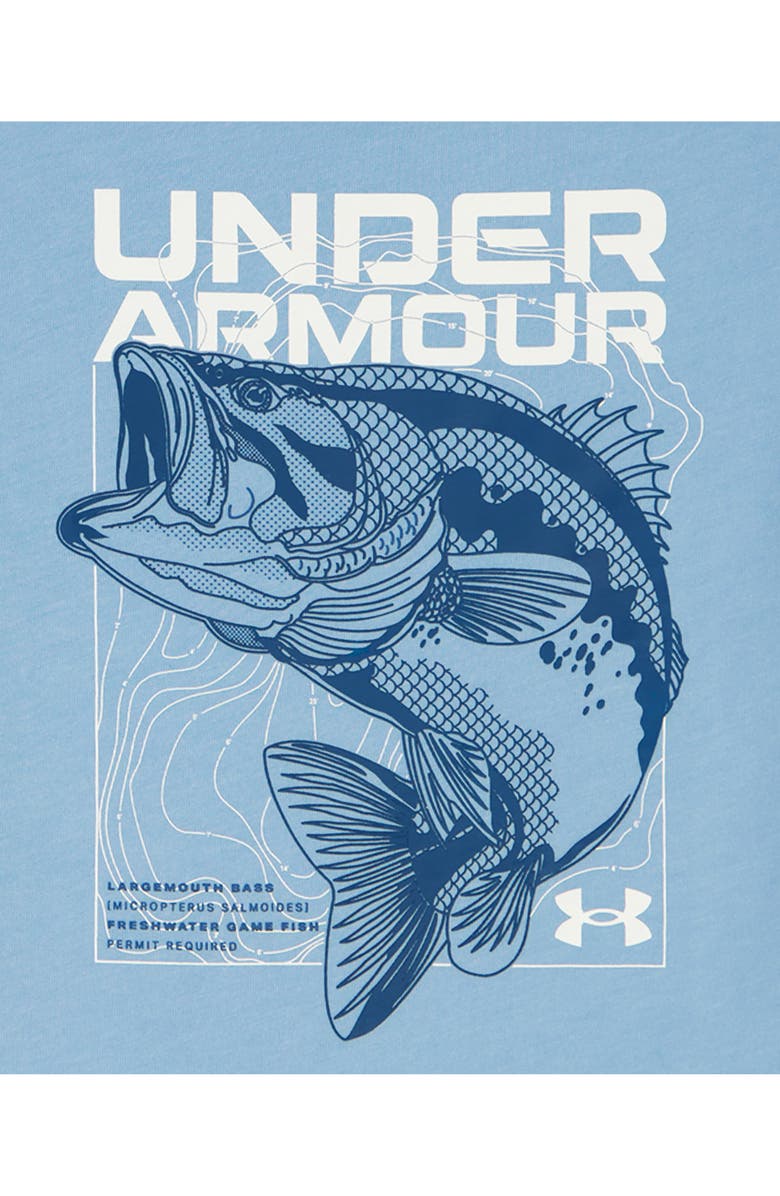 Under Armour Intel Bass Graphic T-Shirt & Mesh Shorts Set, Alternate, color, Horizon Blue