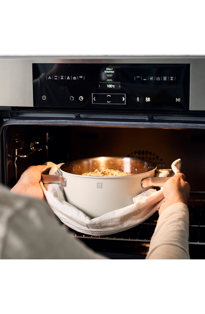 ZWILLING Pure 6-Piece Nonstick Stainless Steel Cookware Set, Alternate, color, Ivory White