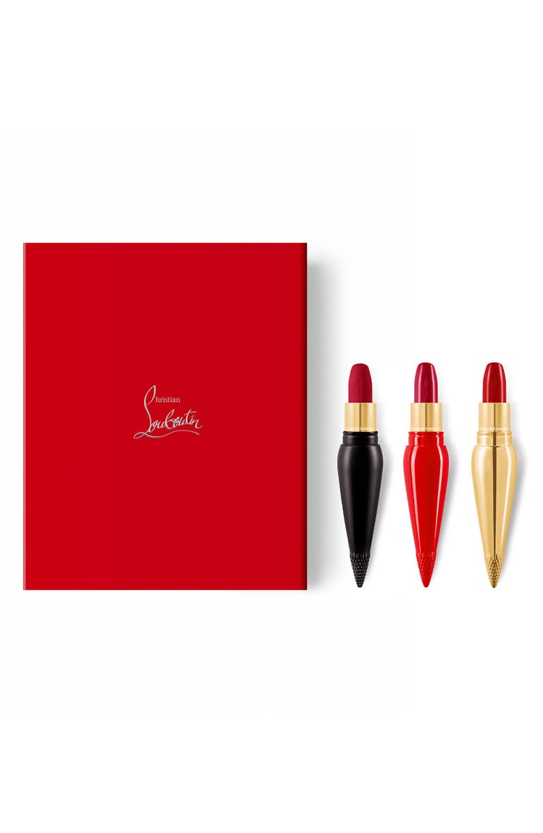 Christian Louboutin Lip Trio Rouge Louboutin Coffret, Main, color, 