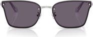 Swarovski 62mm Irregular Sunglasses