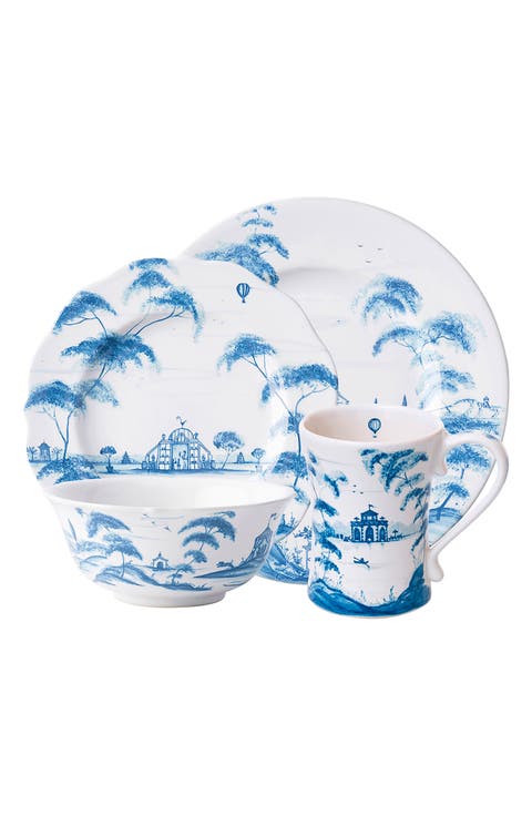 Country Estate 4-Piece Dinnerware Place Setting