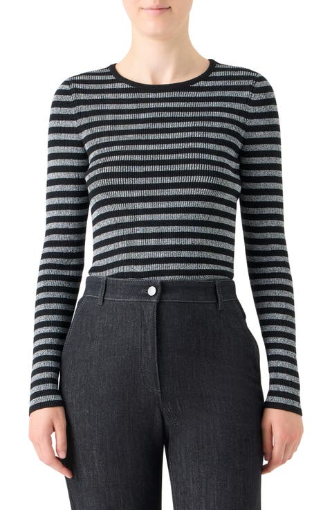 Stripe Virgin Wool Sweater