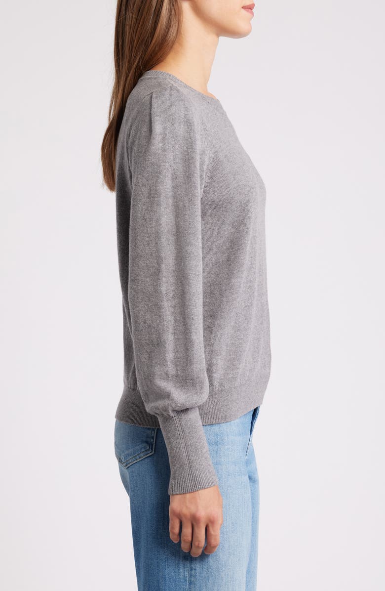 NIC+ZOE Pleat Shoulder Sweater, Alternate, color,