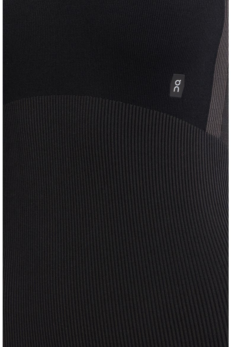 Studio Knit Bodysuit, Alternate, color, BLACK/ ECLIPSE