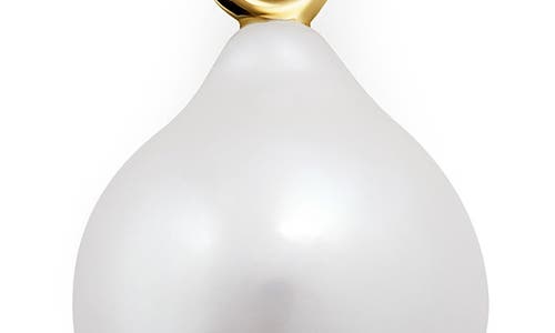 Monica Vinader Baroque Pearl Charm In Gold