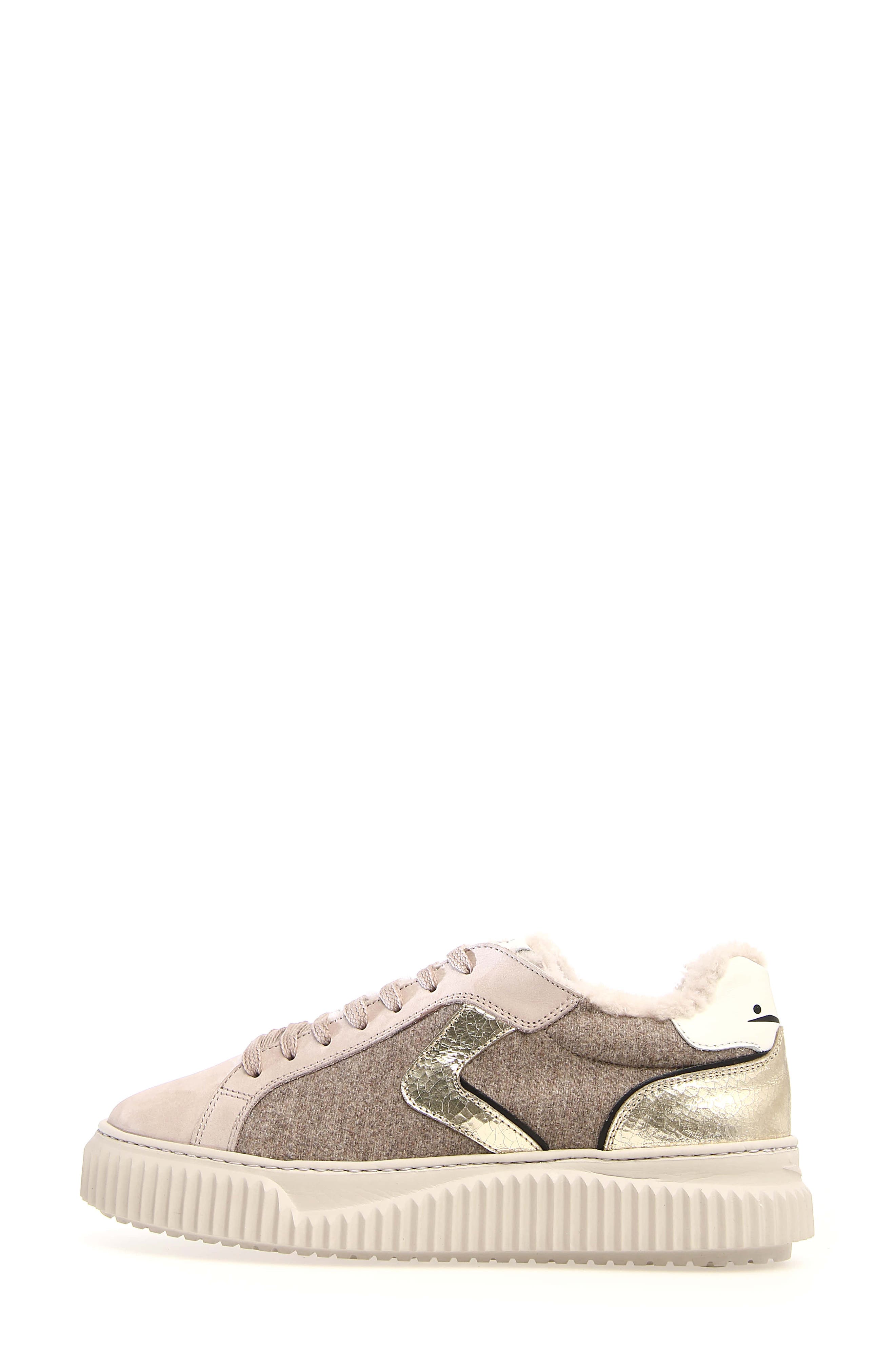 Voile Blanche Lipari Geniune Shearling Lined Sneaker, Alternate, color, 