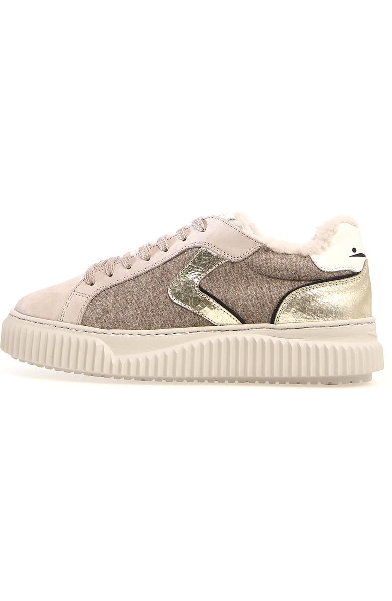 Voile Blanche Lipari Geniune Shearling Lined Sneaker, Alternate, color,