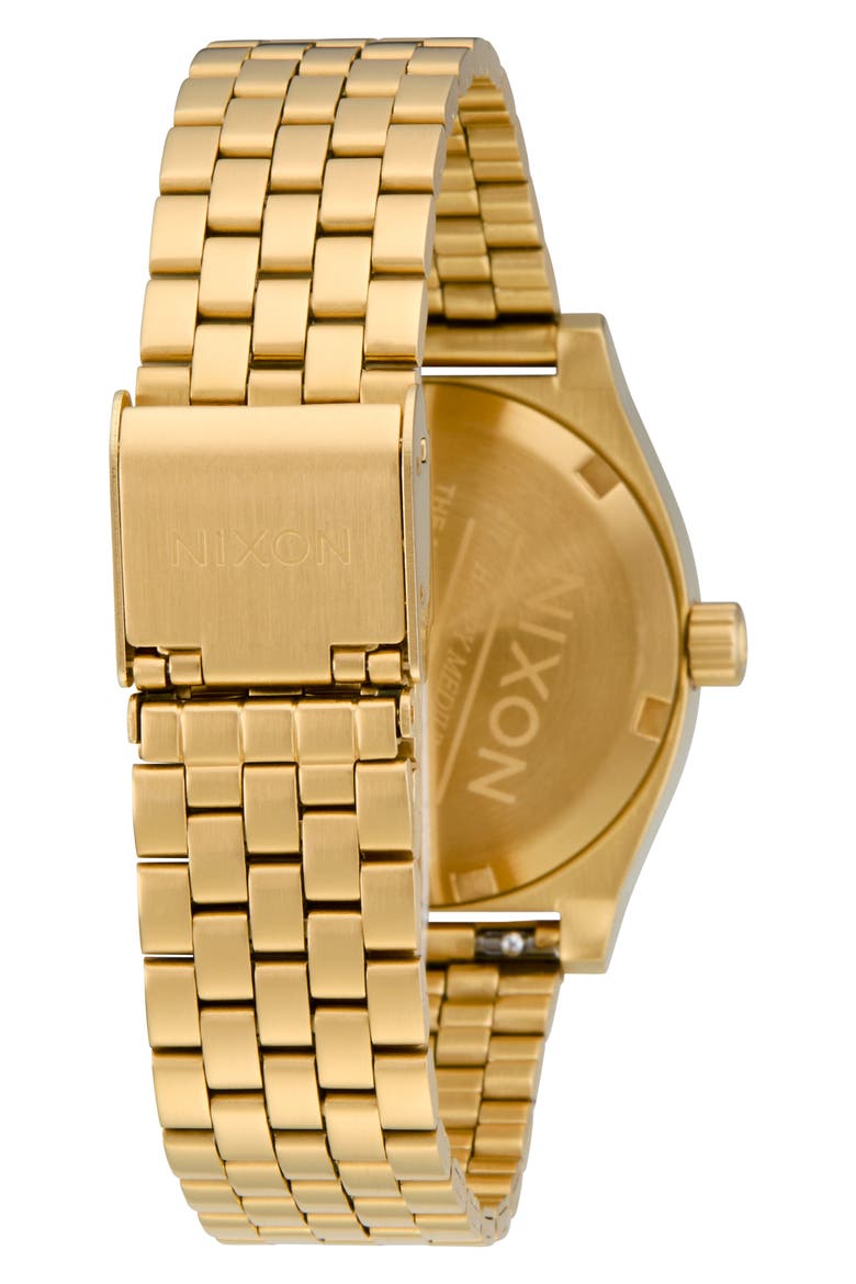 The Medium Time Teller Bracelet Watch, 31mm, Alternate, color, GOLD / BLACK
