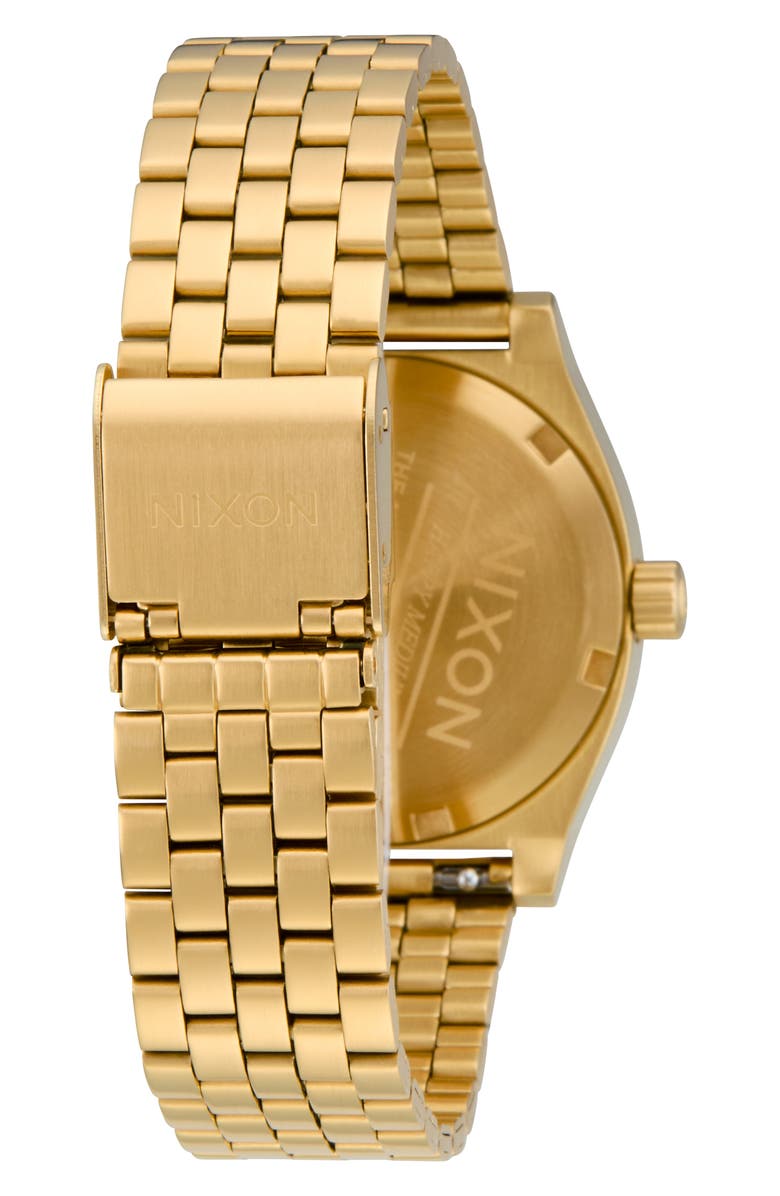 Nixon The Medium Time Teller Bracelet Watch, 31mm, Alternate, color, Gold / Black