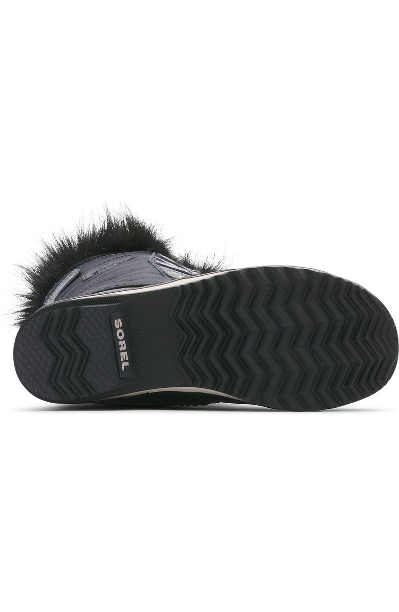 SOREL Kids' Tofino II Faux Fur Lined Waterproof Boot, Alternate, color, Black/ Quarry