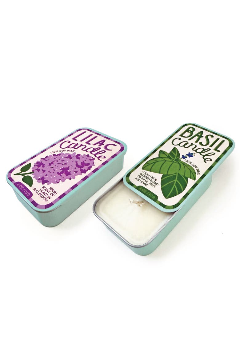 Lilac & Basil Candle Set of 2, Alternate, color, Purple