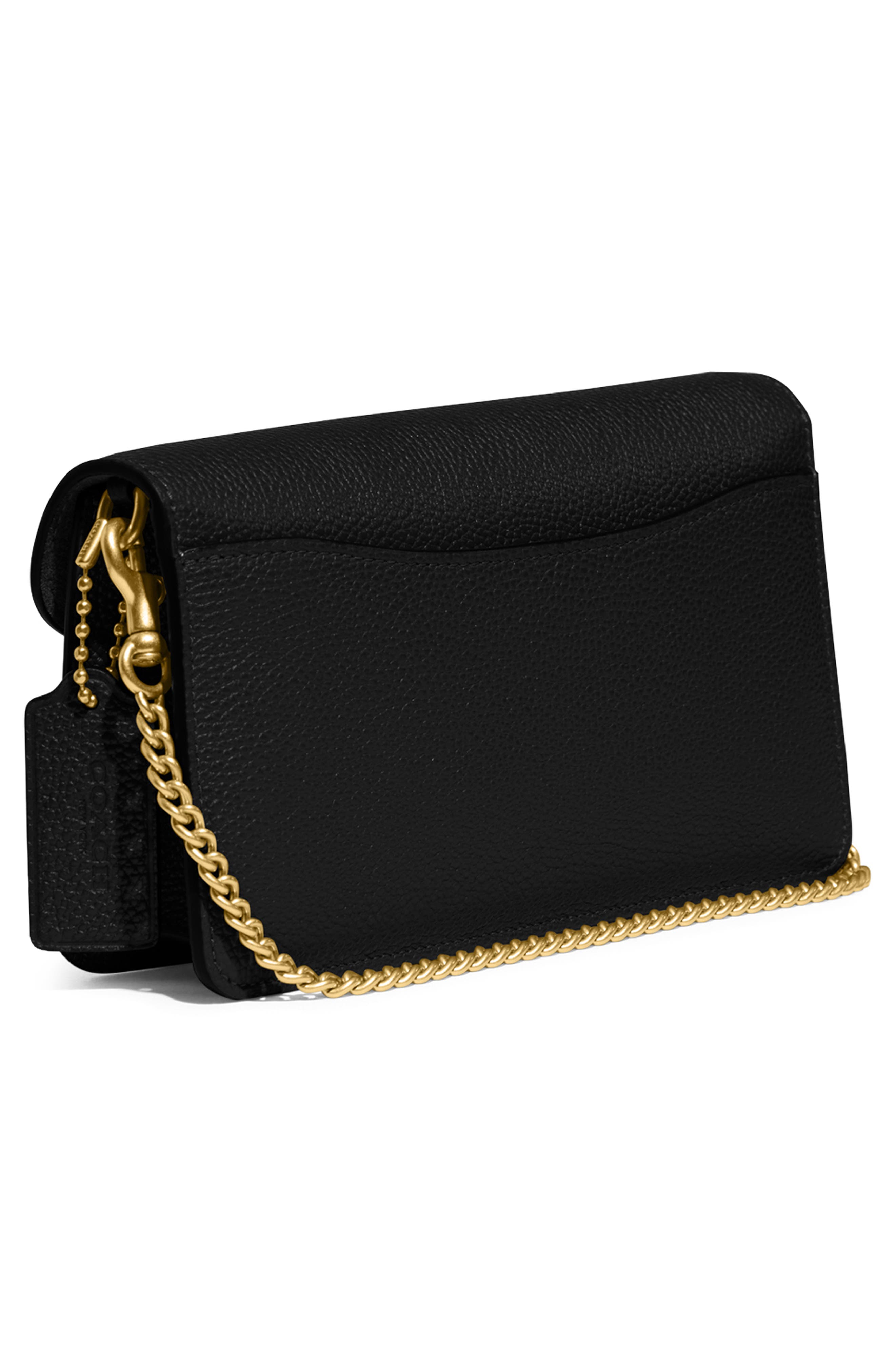 COACH Tabby Chain Clutch, Alternate, color, B4/ Black