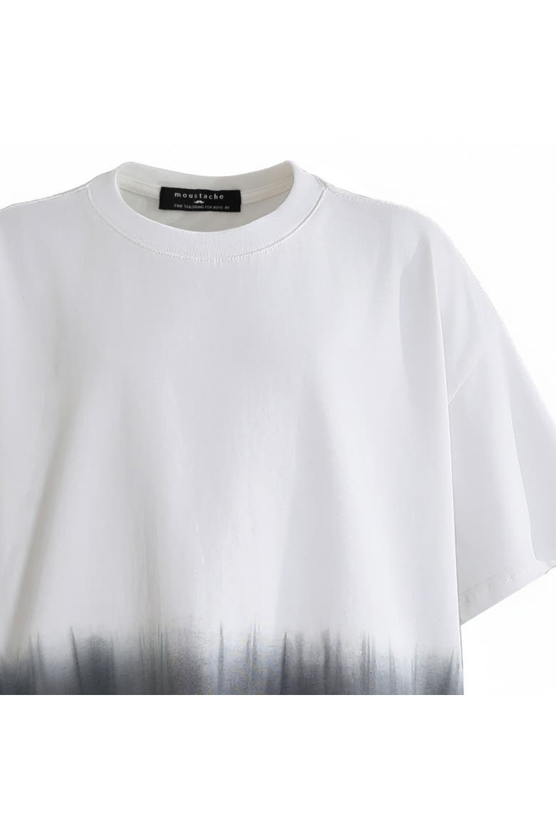 Ombre Relaxed Tee, Alternate, color, White
