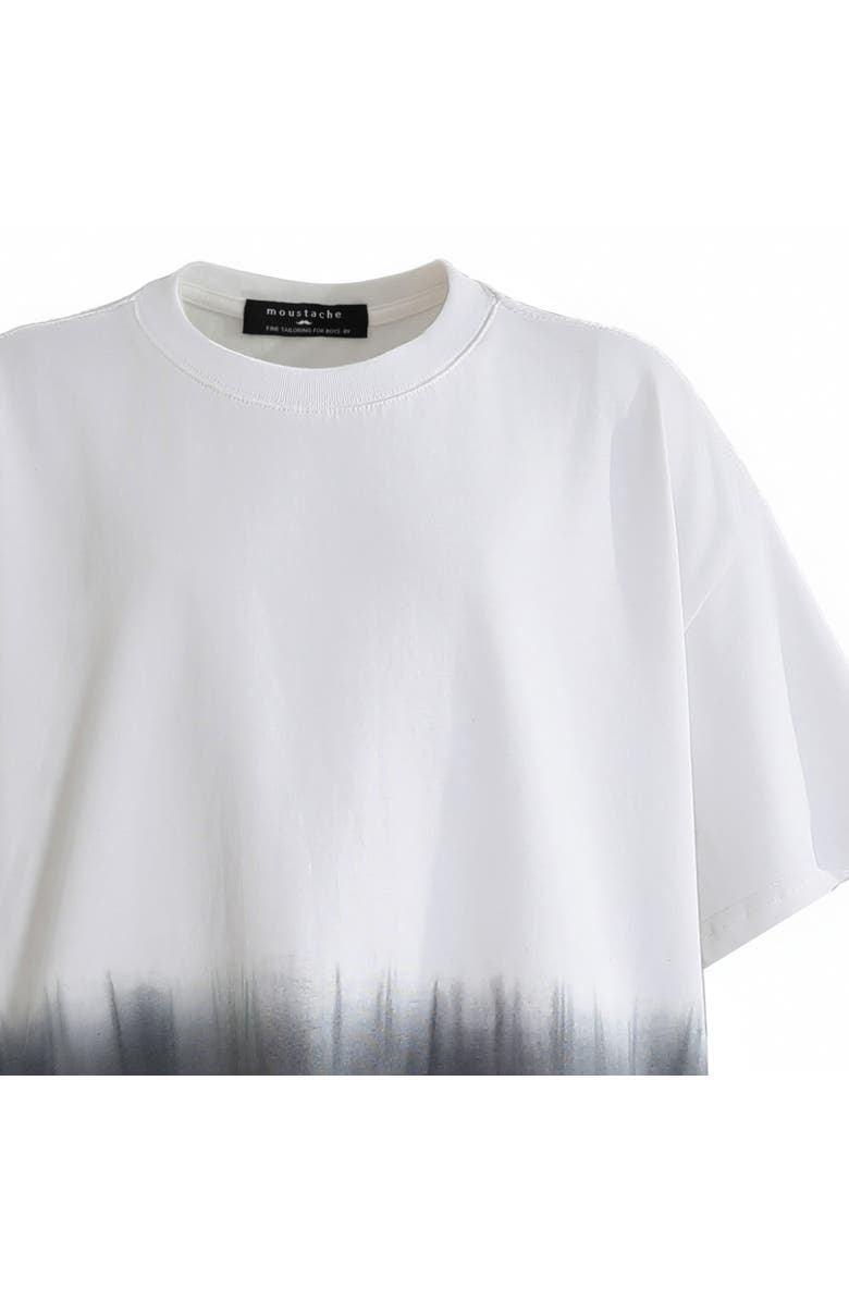 MOUSTACHE Ombre Relaxed Tee, Alternate, color, White