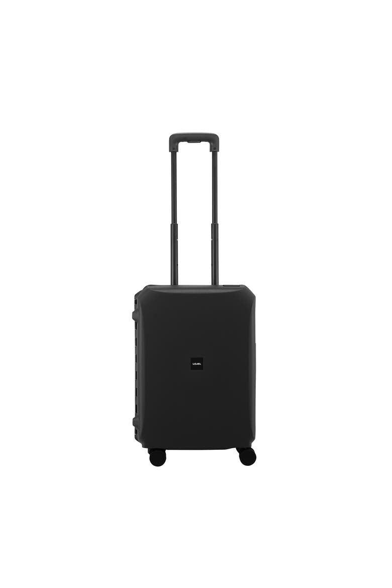 Voja Small carry-on 21 inch Lightweight Luggage, Alternate, color, Midnight Black