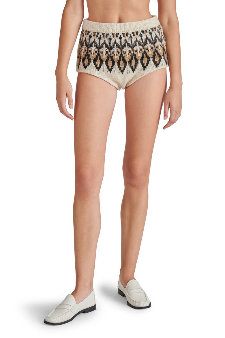 Mariella Hot Shorts, Main, color, BLACK MULTI