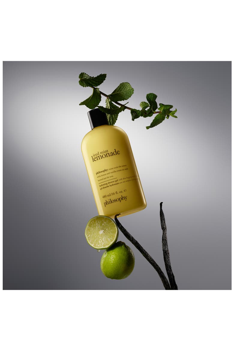 iced mint lemondae hydrating shower gel, Alternate, color, ICE MINT LEMONADE