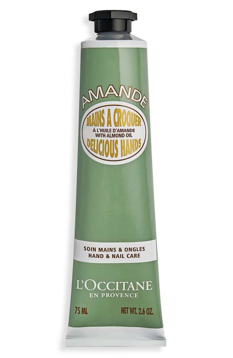 L'Occitane Almond Delicious Hand Cream, Main, color, Almond