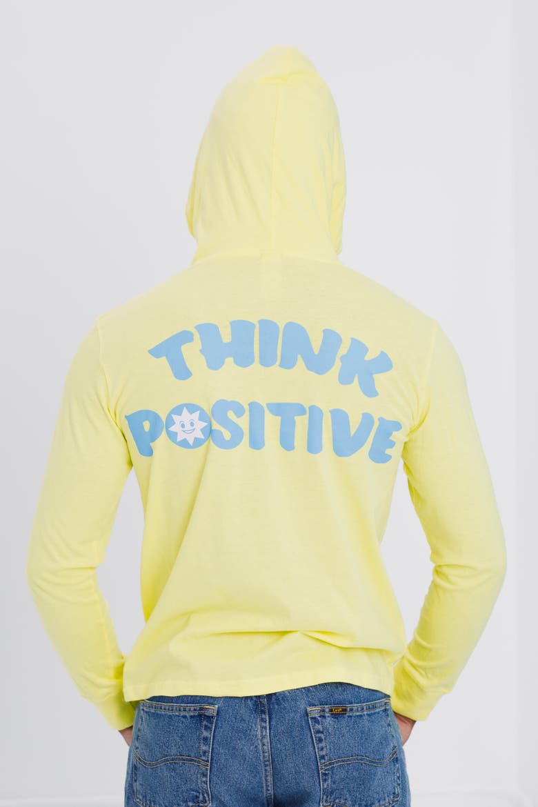 Inside Out Long Sleeve Hooded T-Shirt, Alternate, color, Joy Yellow