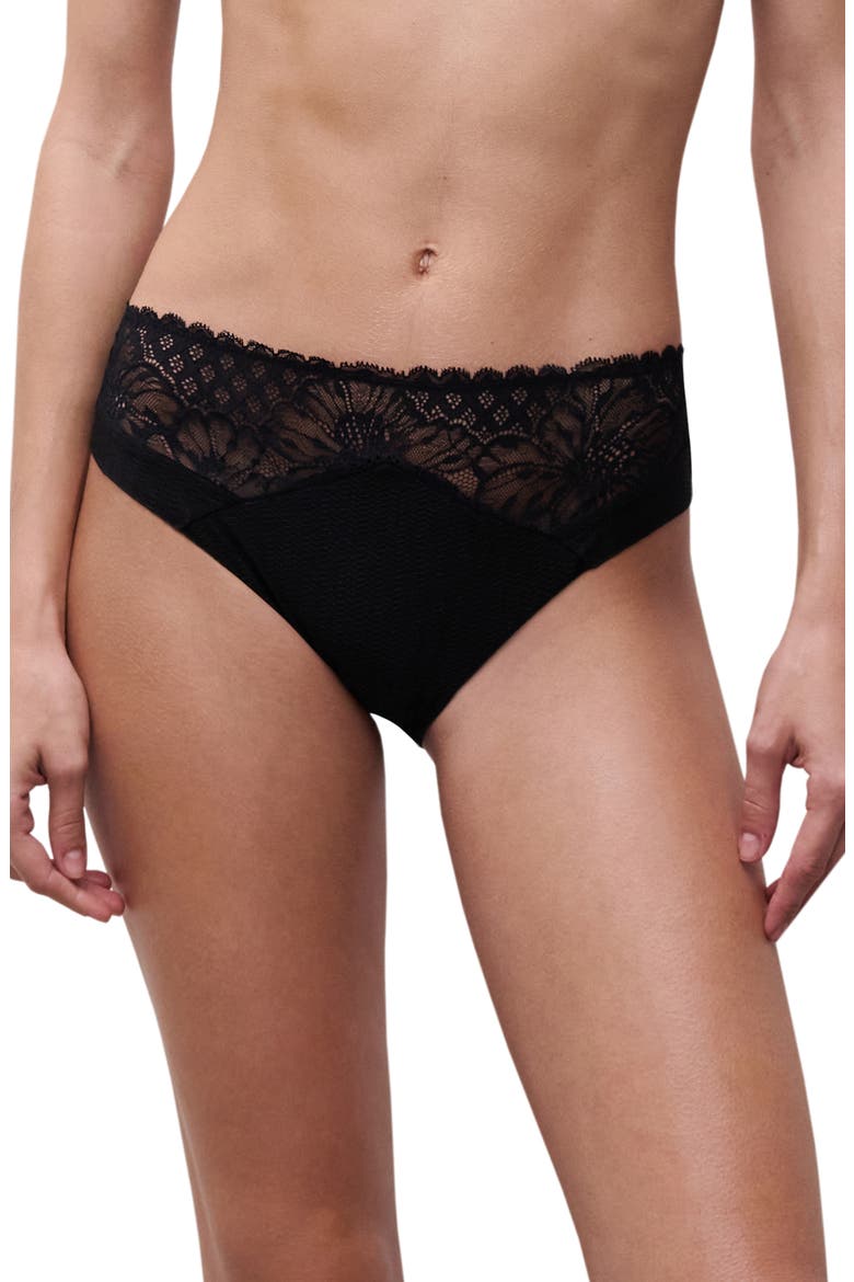 Sublime Mid Rise Bikini, Main, color, BLACK
