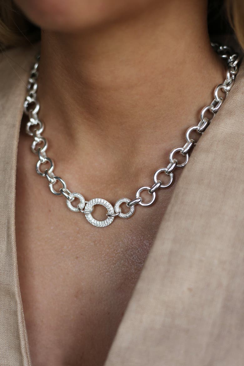 Grand Necklace, Alternate, color, Silver