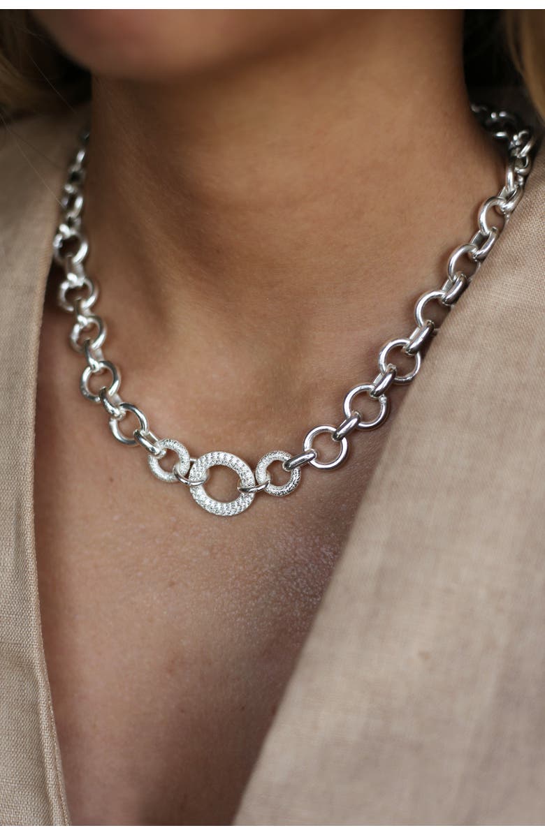 TUTTI Grand Necklace, Alternate, color, Silver